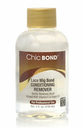 SALON PRO 30 SECOND CHIC BOND LACE WIG BOND CONDITIONING REMOVER 4 FL.OZ.