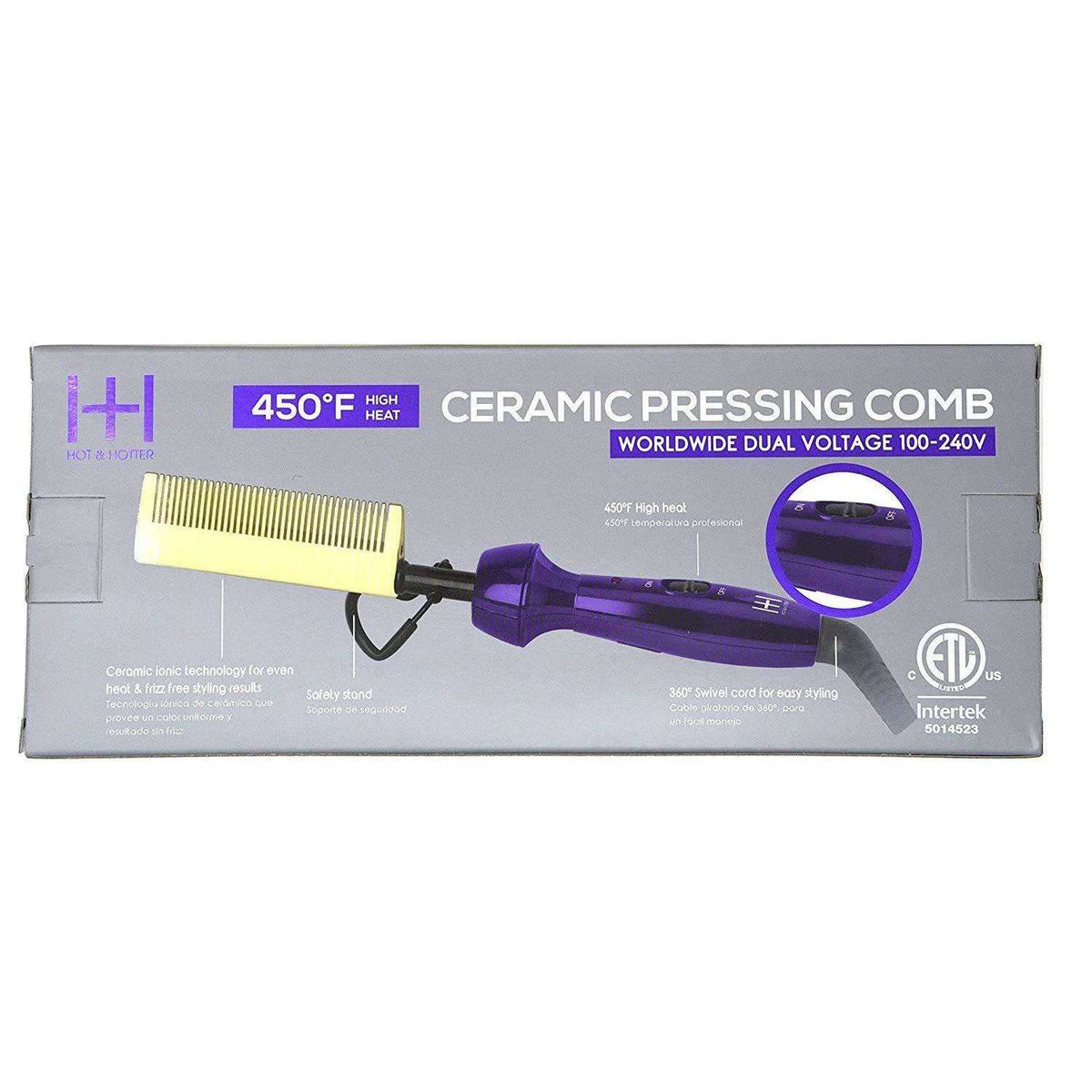 ANNIE HOT & HOTTER CERAMIC ELECTRICAL PRESSING COMB