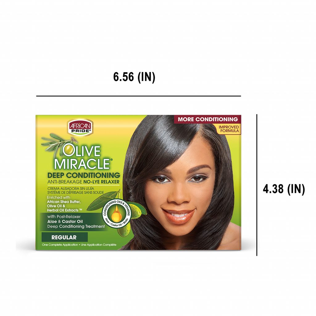 AFRICAN PRIDE OLIVE MIRACLE NO-LYE RELAXER (REGULAR)