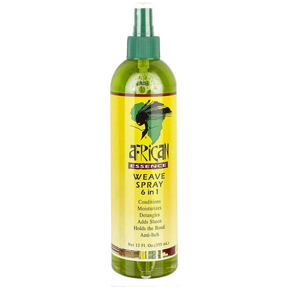 AFRICAN ESSENCE 6 IN 1 WEAVE SPRAY 12 OZ.