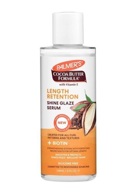 PALMER’S LENGTH RETENTION SHINE GLAZE SERUM + BIOTIN 6 FL.OZ.