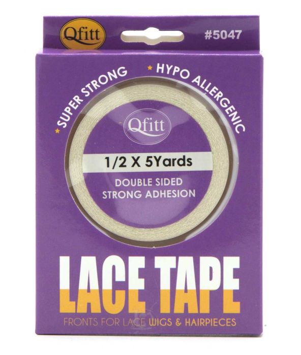 QFITT LACE TAPE DOUBLE SIDED [1/2 X 5 YARDS] #5047