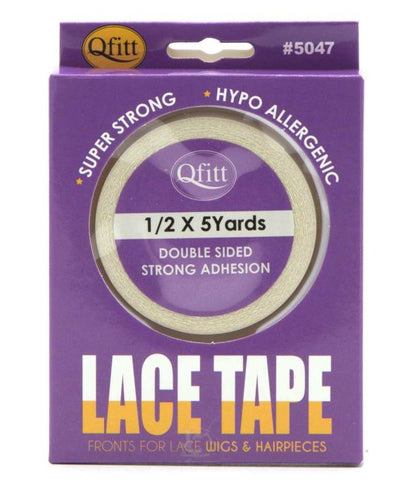 QFITT LACE TAPE DOUBLE SIDED [1/2 X 5 YARDS] #5047