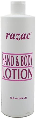 RAZAC HAND & BODY LOTION 16OZ.
