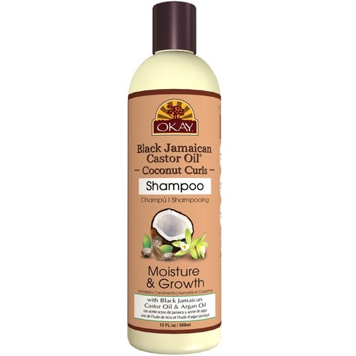 OKAY BLACK JAMAICAN CASTOR OIL & COCONUT SHAMPOO 12OZ