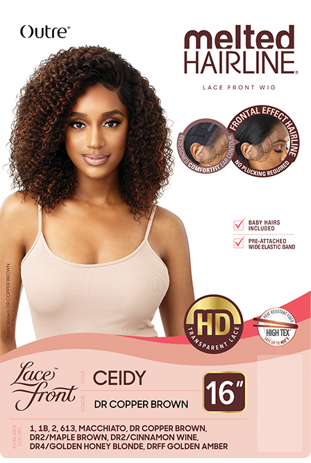 MELTED HAIRLINE HD TRANSPARENT LACE FRONT WIG - CEIDY
