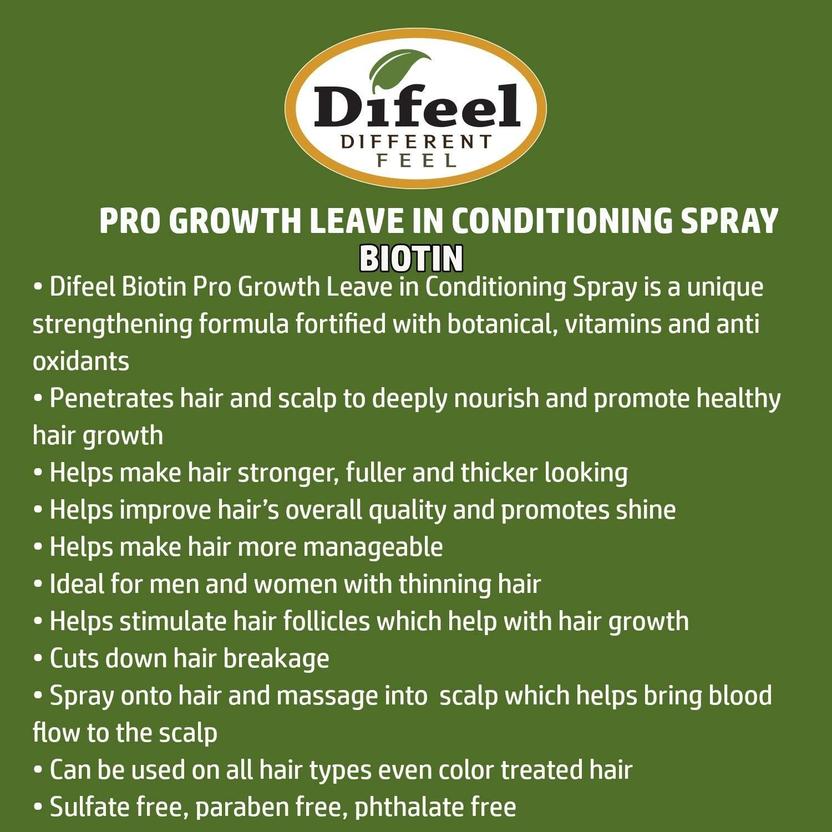 BIOTIN PRO-GROWTH LEAVE-IN CONDITIONING SPRAY 6 FL.OZ.
