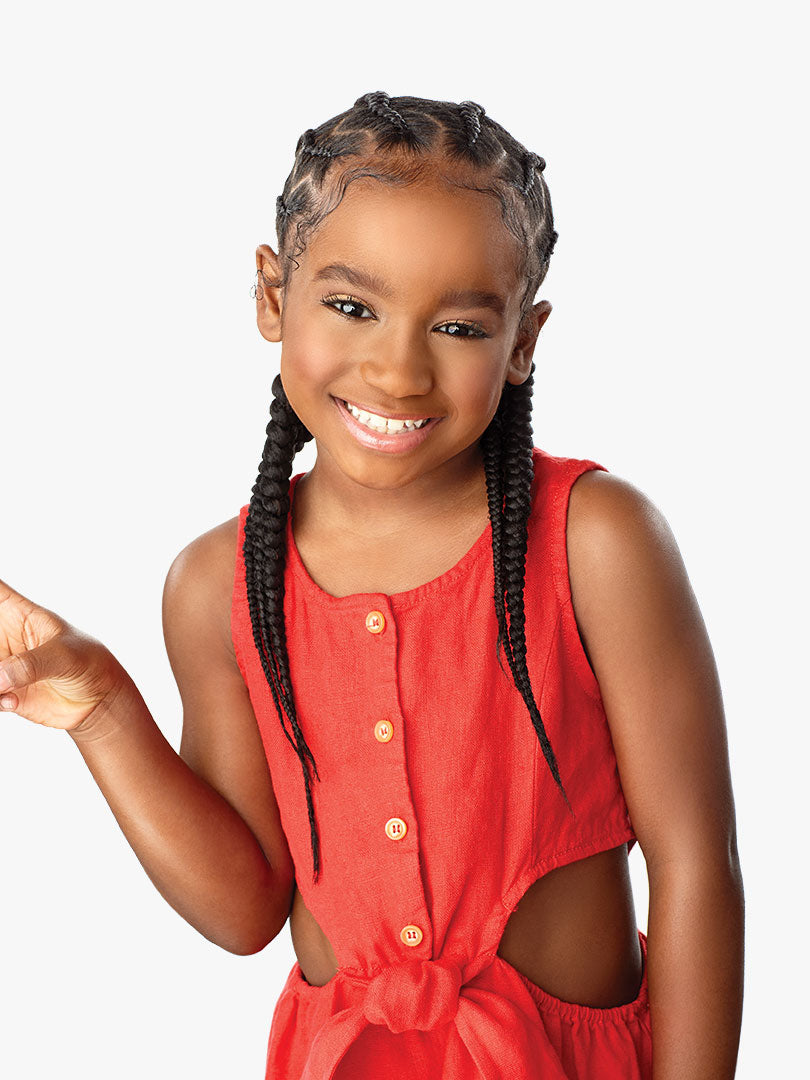 SENSATIONNEL 3X X-PRESSION KIDS PRE-STRETCHED BRAID 28″