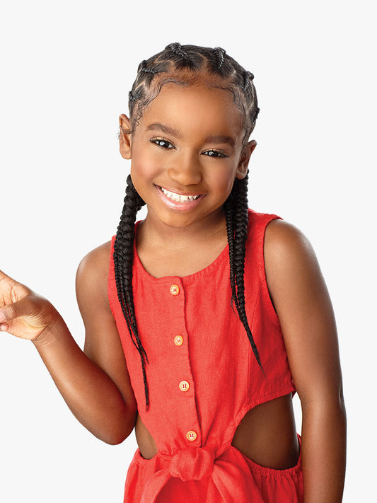 SENSATIONNEL 3X X-PRESSION KIDS PRE-STRETCHED BRAID 28″
