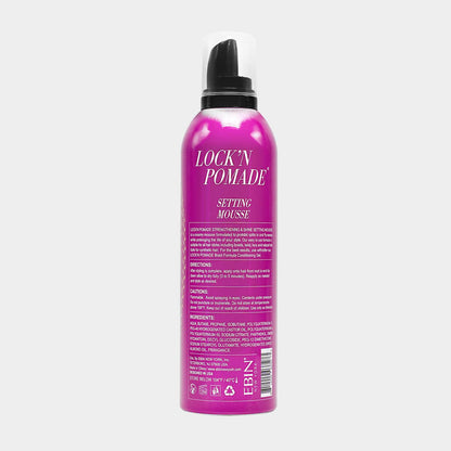 EBIN SETTING MOUSSE STRENGTHENING & SHINE - SWEET ALMOND OIL 12.5 OZ.