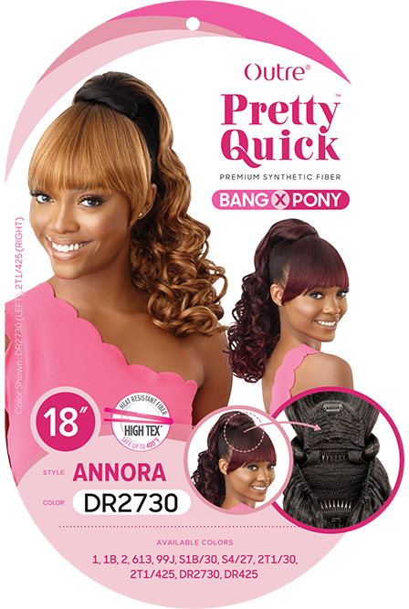 OUTRE PRETTY QUICK BANG X PONY - ANNORA