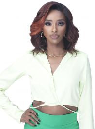 BOBBI BOSS PREMIUM SYNTHETIC 13X4 HD GLUELESS DEEP LACE WIG- MLF259 AIMEE