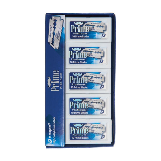 DORCO PRIME PLATINUM DOUBLE EDGE BLADES