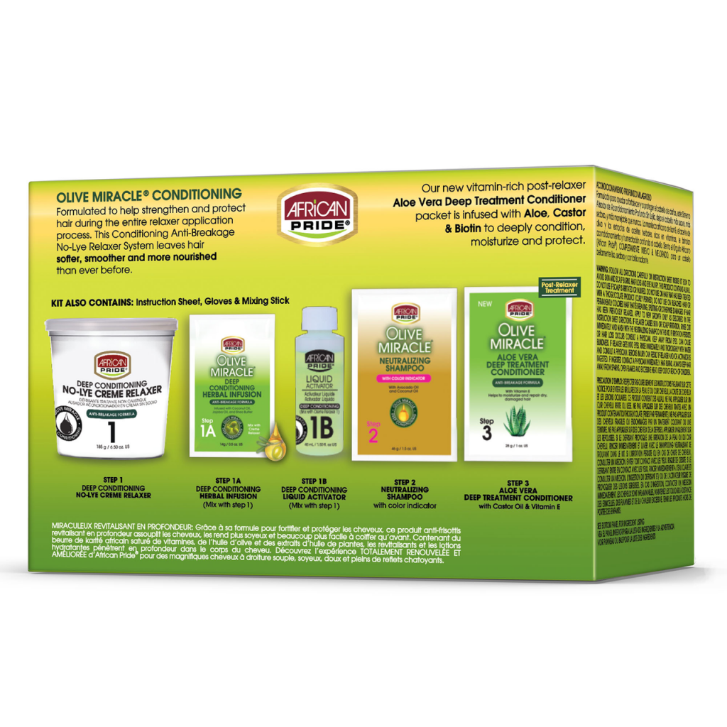 AFRICAN PRIDE OLIVE MIRACLE NO-LYE RELAXER (REGULAR)