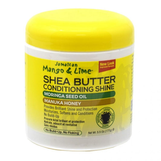 JAMAICAN MANGO & LIME- SHEA BUTTER CONDITIONING SHINE 5.5 OZ.