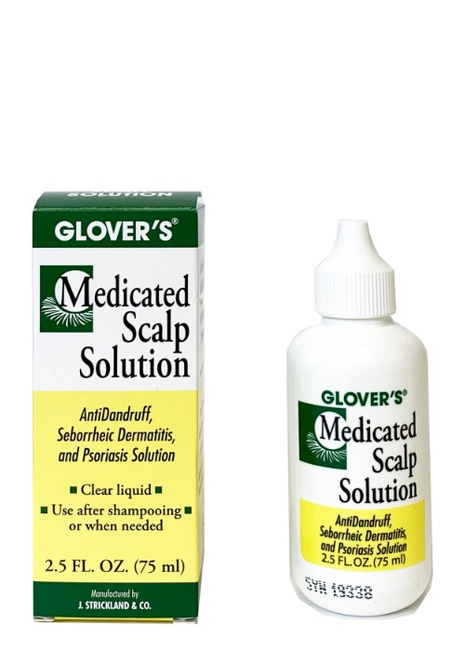 GLOVER’S MEDICATED SCALP SOLUTION 2.5 OZ.