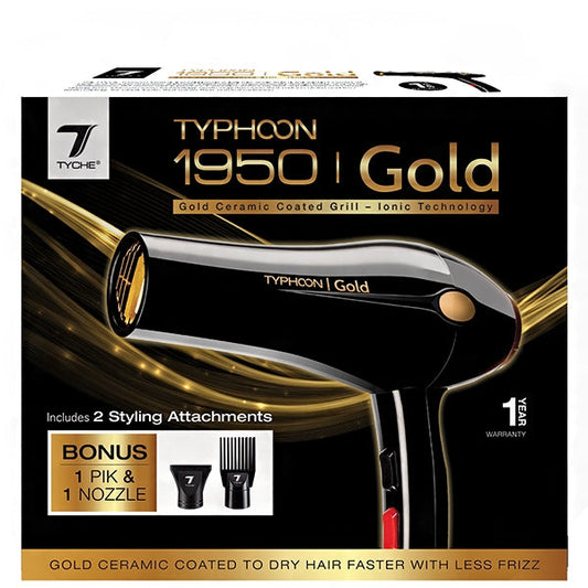 NK TYCHE 1950 TYPHOON GOLD HAIR DRYER