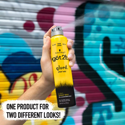 GOT2B 2-IN-1 GLUED SPRAY WAX 8 OZ.
