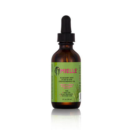 MIELLE ROSEMARY MINT SCALP & HAIR STRENGTHENING OIL 2 OZ.