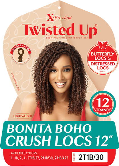 OUTRE BONITA BOHO CRUSH LOCS 12″
