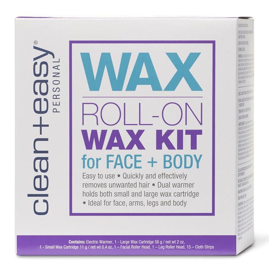 FACE & BODY ROLL-ON WAX KIT