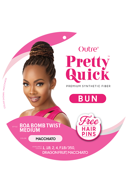 PRETTY QUICK BUN - BOA BOMB TWIST MEDIUM