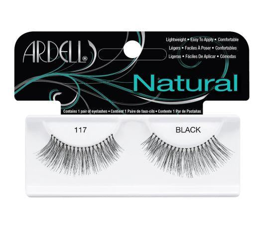 NATURAL BLACK LASHES #117