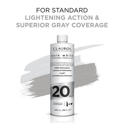CLAIROL PURE WHITE VOLUME 16 OZ.