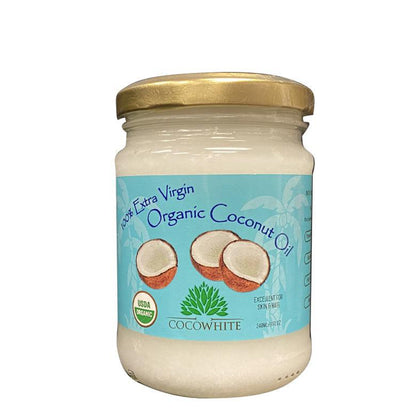 COCOWHITE ORGANIC COCONUT OIL 100% (EXTRA VIRGIN)