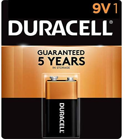 DURACELL COPPERTOP 9V ALKALINE BATTERY