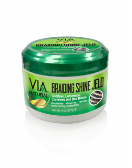 VIA NATURAL BRAIDING SHINE JELO 8 OZ.