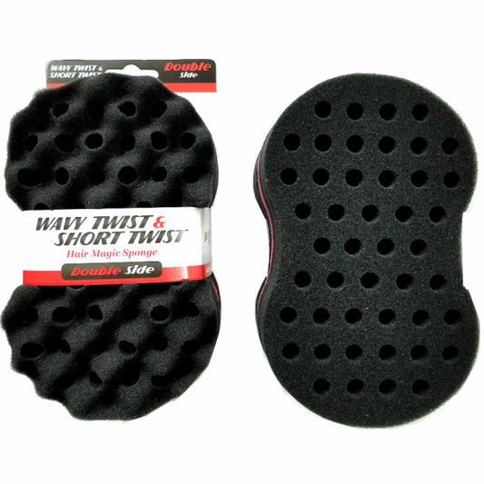 MAGIC TOUCH! WAVY & SHORT TWIST DOUBLE SIDED SPONGE