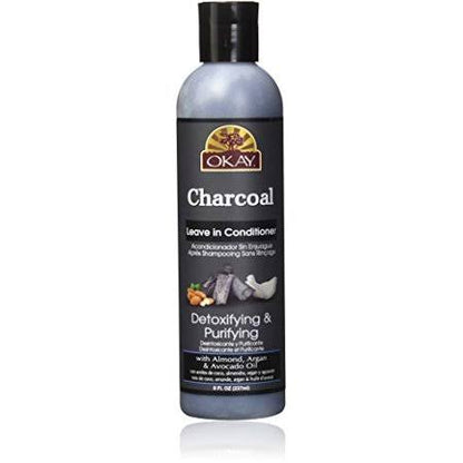 OKAY CHARCOAL DETOXIFYING & PURIFYING LEAVE-IN CONDITIONER 8OZ