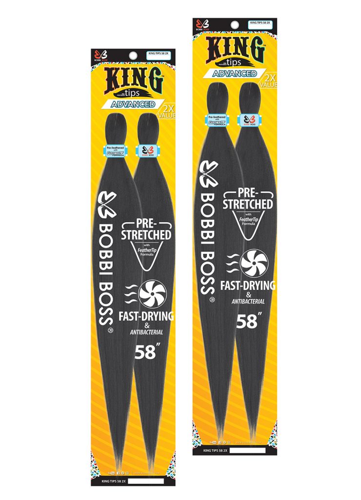 BOBBI BOSS KING TIPS ADVANCED 2X PRE-FEATHERED 58"