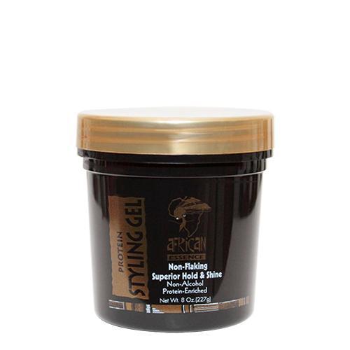 AFRICAN ESSENCE NON-FLAKING STYLING GEL BLACK (PROTEIN)