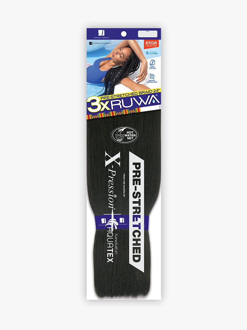 SENSATIONNEL 3X RUWA PRE-STRETCHED BRAID 24"
