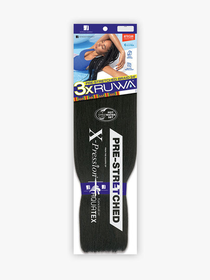 SENSATIONNEL 3X RUWA PRE-STRETCHED BRAID 24"