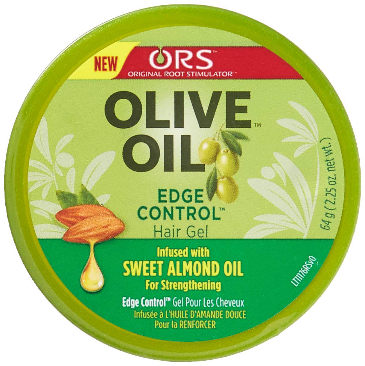 ORS Olive Oil Edge Control Hair Gel, 2.25 Oz